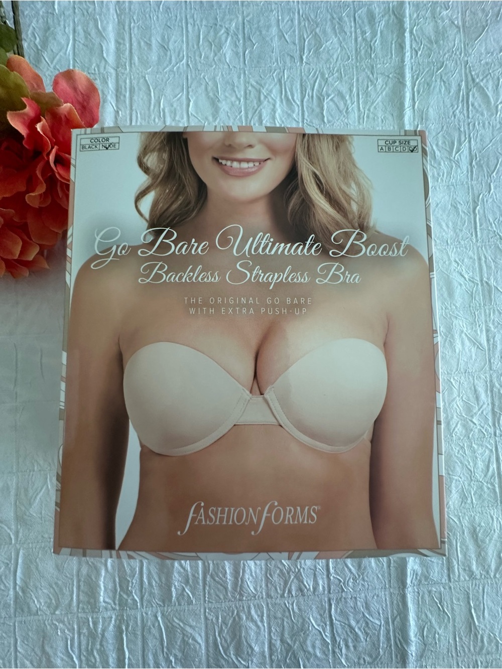Fashion Forms Nude Strapless Backless Adhesive Bra - DD BRAND NEW